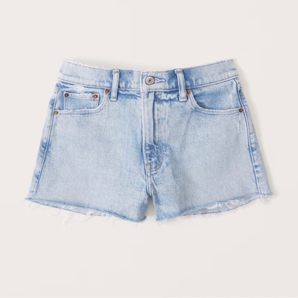 🆕 Abercrombie and Fitch Mid‎ Rise Mom Short SZ 35/20